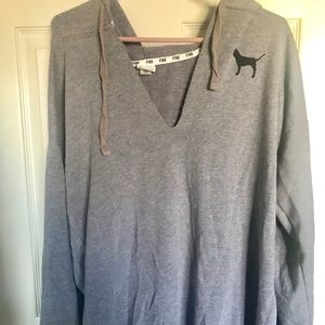 Lilac oversized VS PINK sweatshirt